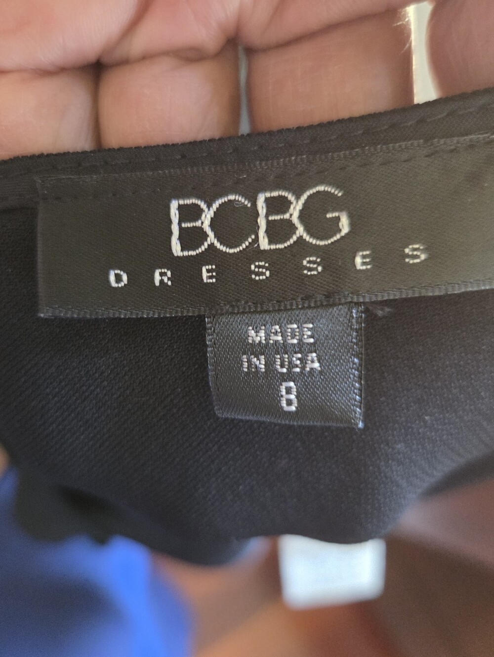 BCBG Black V-Neck & Back Sleeveless Dress - Picture 5 of 7